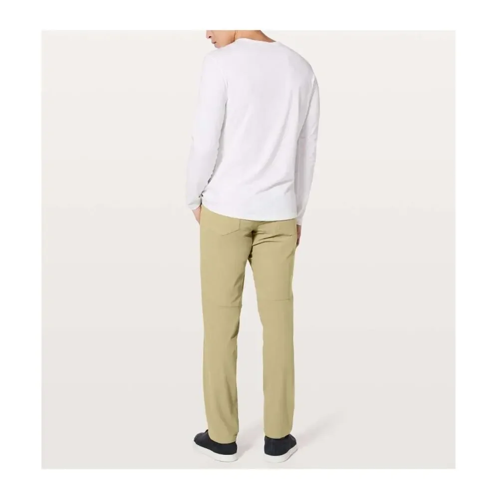 Lululemon Men's ABC Pant Classic *32" Tofino Sand Classic Fit Pants Size 32 - Picture 6 of 15